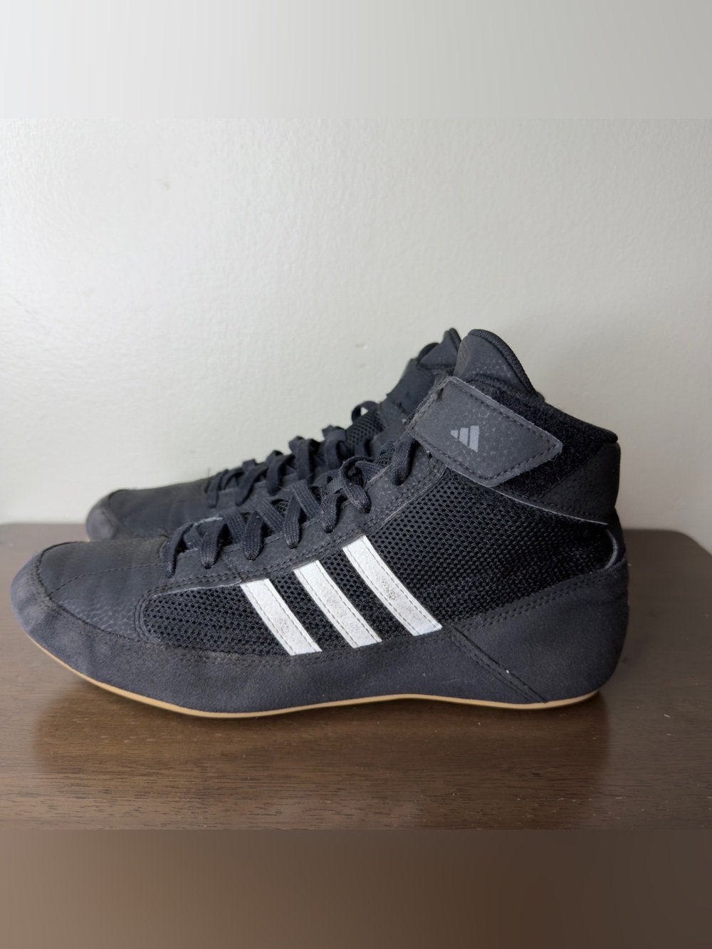 Adidas Black HVC 2 Wrestling Shoes 7 Mens